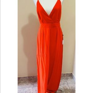 Orange pantsuit